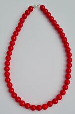 1 Handmade 10mm Acrylic Bead 18inch Statement Necklace Choose Between 18 Colours