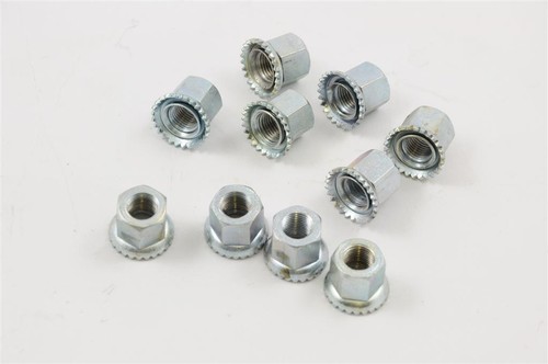 10x track rear wheel nuts - 3/8",
