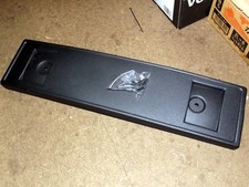 Front number plate mounting