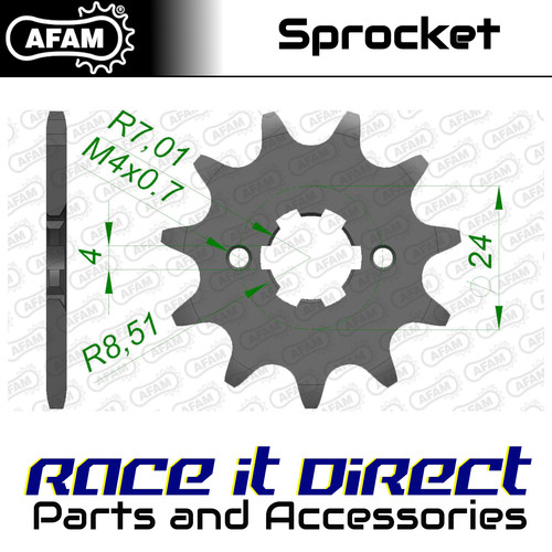 Sprocket for gilera zulu - for,