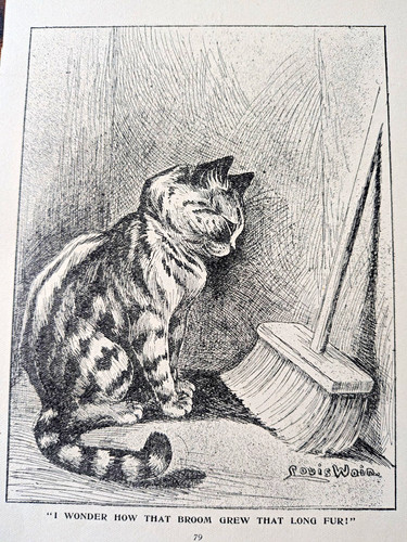 Original 1908 louis wain - 1908,