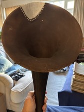 Antique /Vintage GEC Music Gramaphone Horn Steam Punk Repair Unique Unicorn Rare