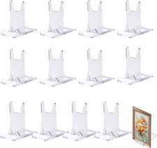 12 Pcs Acrylic Plate Stands