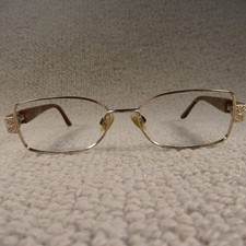 Specsavers Glasses Frames Maureen 25442502 Gold Rectangle Eyewear Spectacles