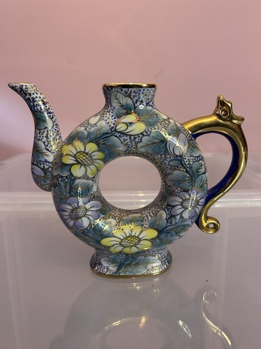 Vintage donut shaped porcelain - vintage,