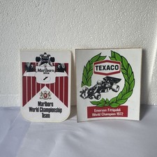 Vintage Marlboro BRM & Texaco Formula One Racing Stickers