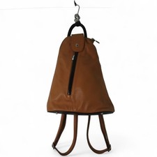 Valentina Leather Rucksack Small Brown Leather Womenswear Italy - Preloved