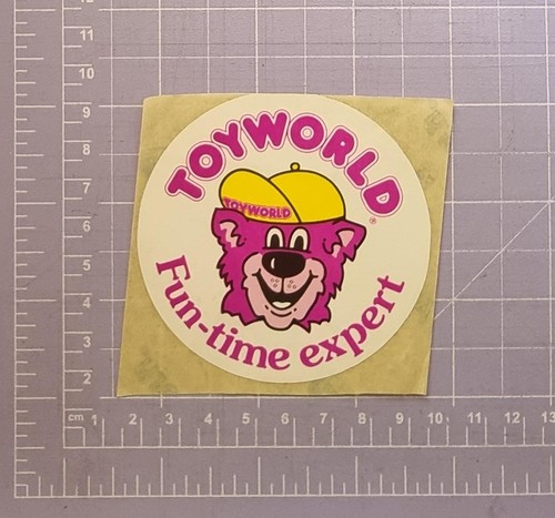 Toyworld sticker 8cm 7cm - toyworld, x