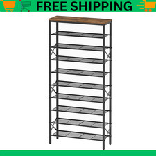 10-Tier Shoe Rack Tall Shoe