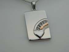 Welsh Clogau Silver & 9ct Rose