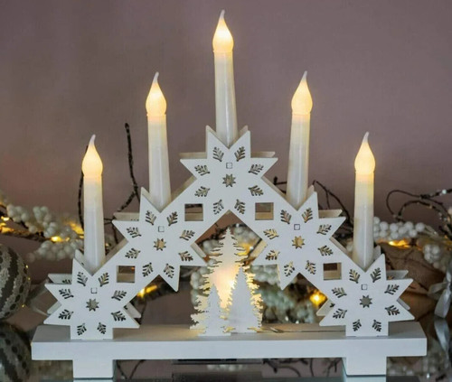 Christmas candle bridge - candle,