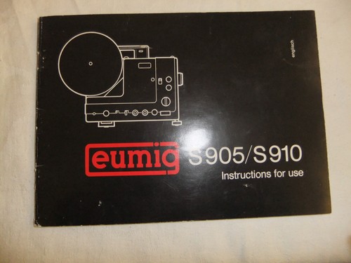 Instructions cine projector