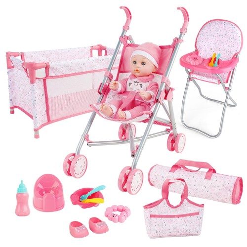 Deao baby doll - baby, stroller
