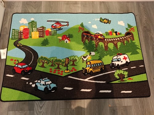 Kids carpet city traffic - carpet,