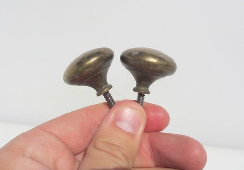 Vintage brass cabinet knobs - brass,