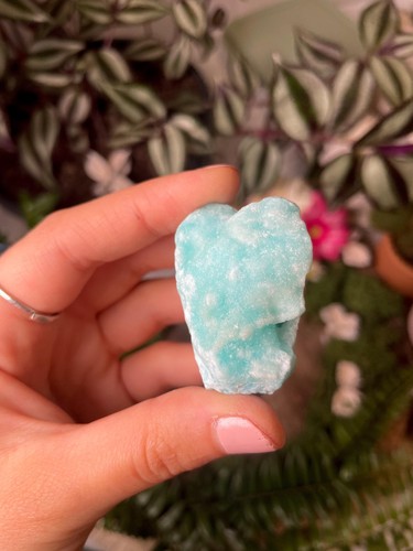 Blue smithsonite specimen - blue,