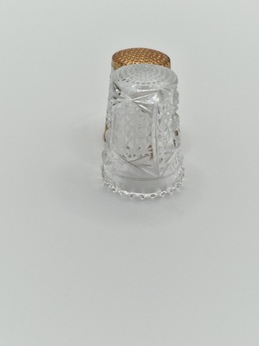 Cut crystal thimble - crystal,