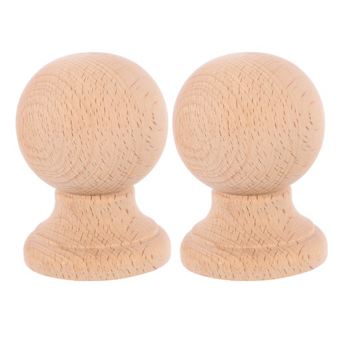 Pcs wood finials hardwood - pcs,