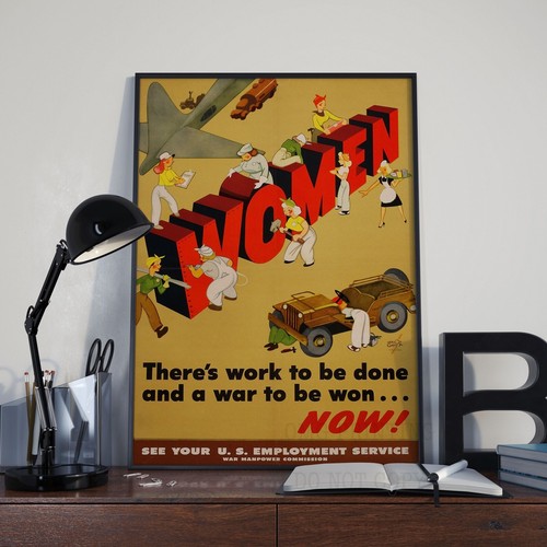 Vintage women work - vintage, at