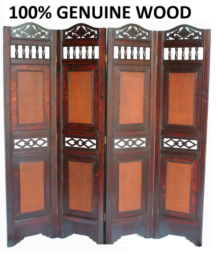 Large panel wooden slat room - large,