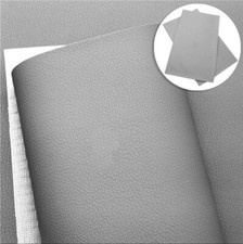 Solid Gray Litchi Texture FAUX