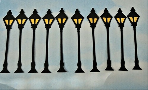 Die cut cuts street lamp - die,