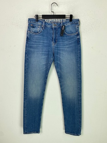 Superdry blue slim jeans zip - slim,