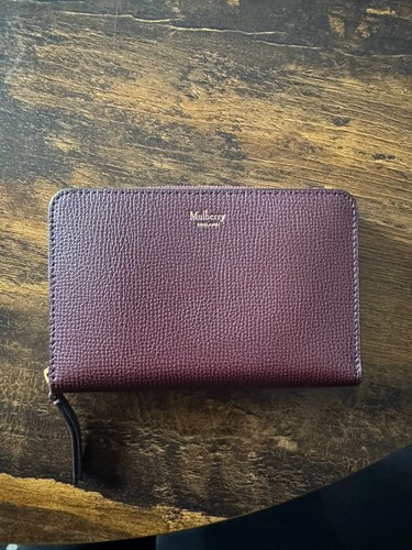 Mulberry oxblood zip around - oxblood,