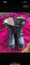 New Rock M.474-S1 Reactor Boots Sz 7 In Original Box Leather Hi-Top Unisex