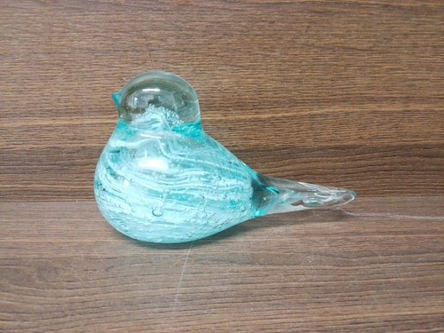 Glass bird ornament - ornament,