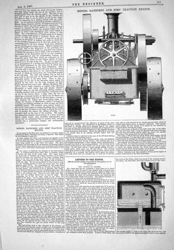 Old print 1867 ransomes - old,