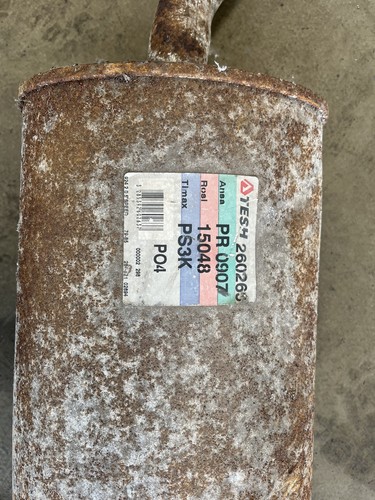 Porsche 924 rear exhaust - rear,