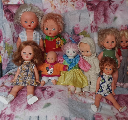 Vintage dolls lot various - dolls,