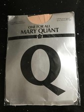 Vintage Mary Quant Tights One Size up to 40" Hip Bare/Nude Run Resist