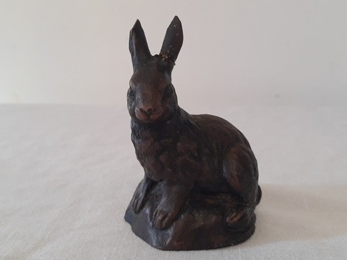 Small bunny figurine rabbit - figurine,