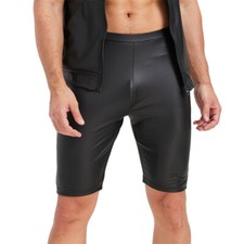 Mens Faux Leather Party Club
