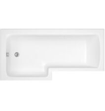 Iflo Metz L-Shaped Shower Bath 1700mm Left Hand 519070 RRP £218