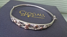 Clogau Bracelet Welsh Gold Tree Of Life Bangle  Sterling Silver & Rose Gold