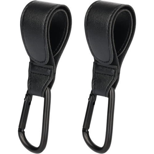 Leather buggy clips pram - leather,