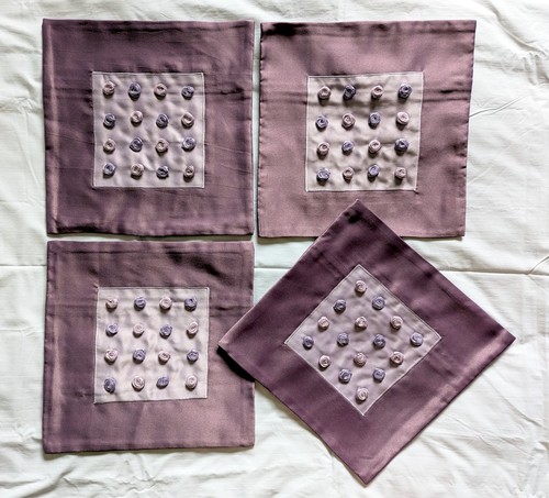Set luxury cushion - of, 12"