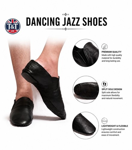 Jazz shoes slip elastic - slip, on