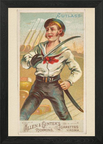Cutlass framed wall art - cutlass, poster