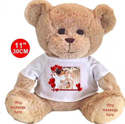 Personalised beige teddy - teddy, bear