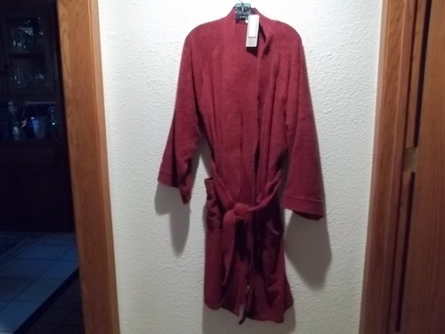 Arus bathrobe maroon terri - bathrobe,