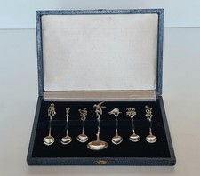 Antique Set of 7 Small Spoons