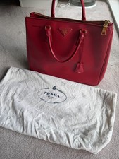 Prada Red Galleria Bag -
