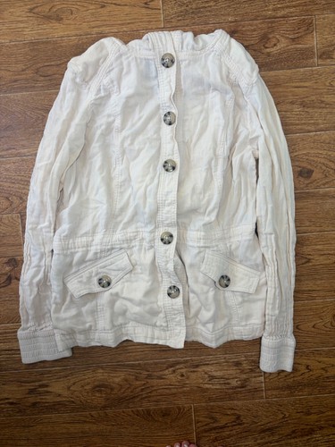 Eddie bauer womens white linen - white,
