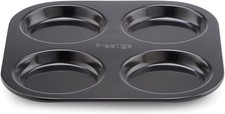 Prestige Inspire Bakeware 4 Cup Non Stick Yorkshire Pudding Tin Dishwasher Safe