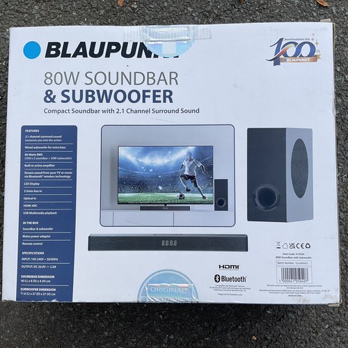 Blaupunkt 80w soundbar - -, &