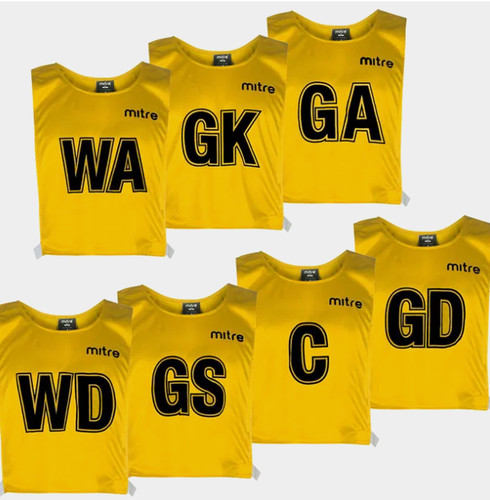 Mitre netball bibs vests - bibs, /